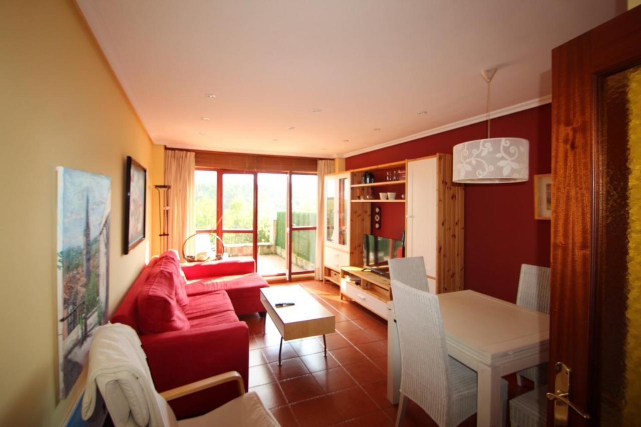 Apartamento En Complejo Residencial Rovacias Comillas Bagian luar foto